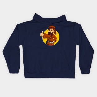 Mountaineer Vault Boy Kids Hoodie